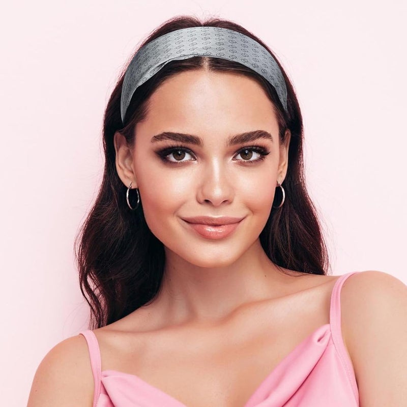 Sumolux Head Hair Scarf for Women Like Satin Silk Scarf Bandana Hair Wrapping Night Large Square Scarves 27.5" - Image 3